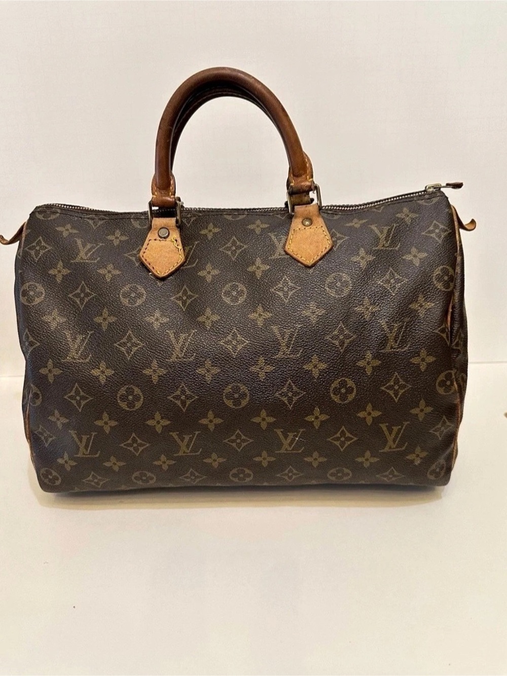 Louis Vuitton Speedy 30 Monogram Travel Bag in Brown